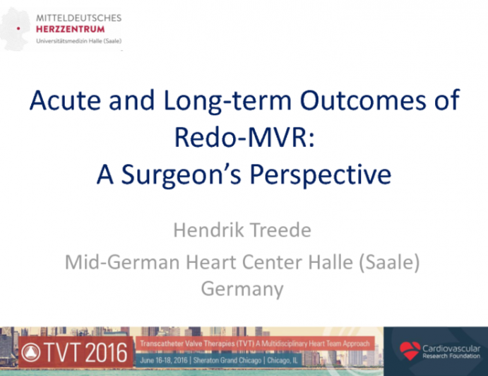 Acute and Long-term Outcomes of Redo MVR: A Surgeons Perspective