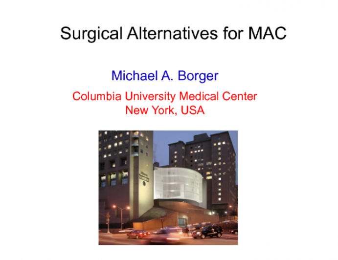 Surgical Alternatives for MAC