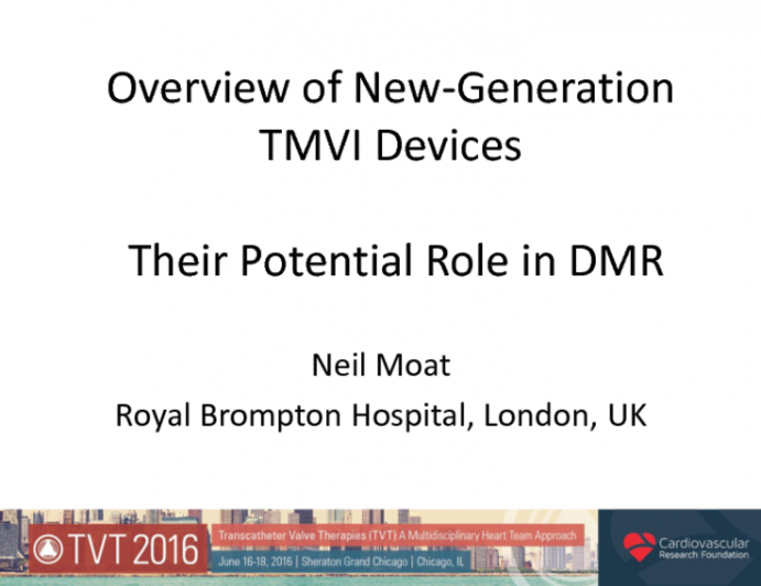 Overview of New-Generation TMVI Devices and Their Potential Role in DMR