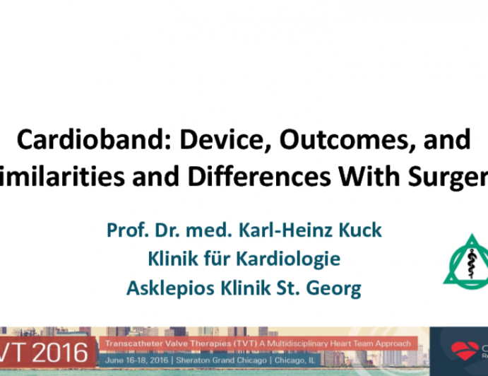 Cardioband: Device, Outcomes, and Similarities and Differences Compared With Surgery