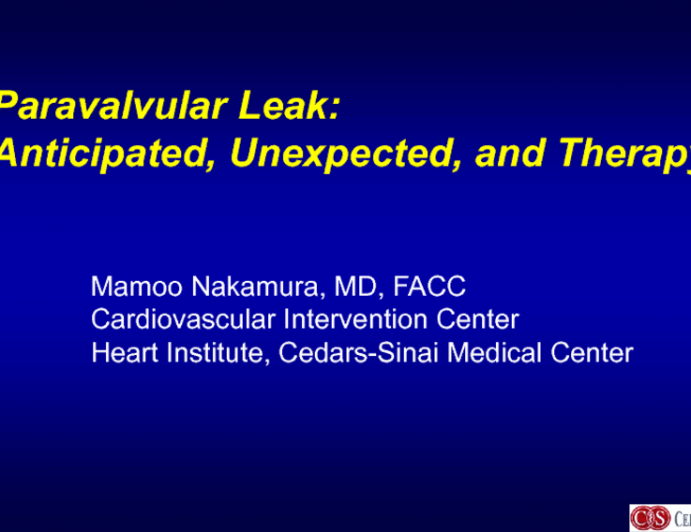 Paravalvular Leak: Anticipated, Unexpected, and Therapy: Case Presentation (Two Examples)