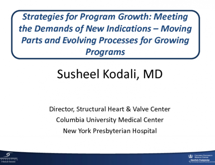 Strategies for Program Growth: Meeting the Demands of New Indications  Moving Parts and Evolving Processes for Growing Programs