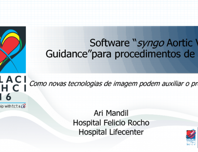 Software “syngo Aortic Valve Guidance” para procedimentos de TAVI