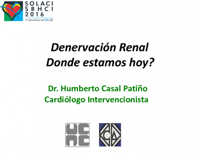 Denervación Renal - Donde estamos hoy?