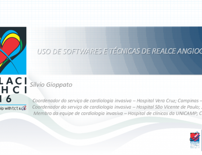 Uso de Softwares e Técnicas De Realce Angiográfico