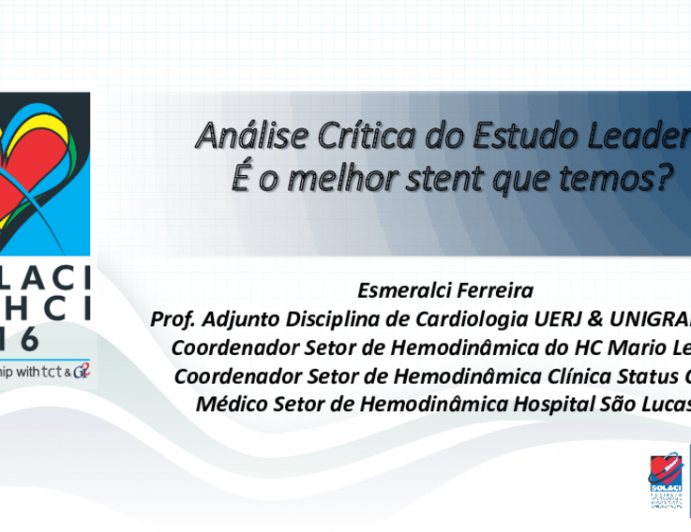 Análise Crítica do Estudo Leaders É o melhor stent que temos?