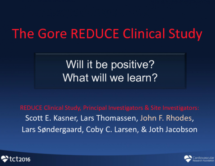 The REDUCE Trial: Will It Be Positive and What Will We Learn?