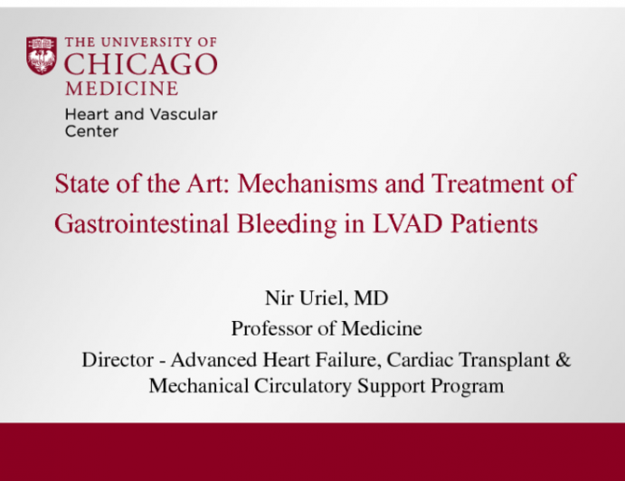 State-of-the Art: Mechanisms and Treatment of Gastrointestinal Bleeding in LVAD Patients