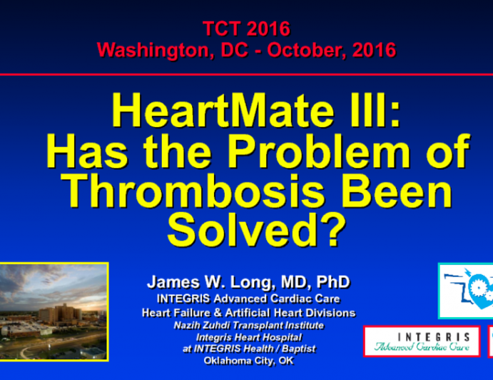 Heart Mate III: Has the Problem of Thrombus Been Solved?