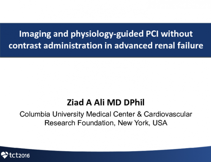 No-Contrast PCI: A Strategy Based on Intravascular Imaging and Physiology to Avoid Contrast-Induced Nephropathy
