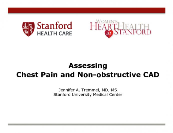 Assessing Chest Pain and Non-obstructive CAD