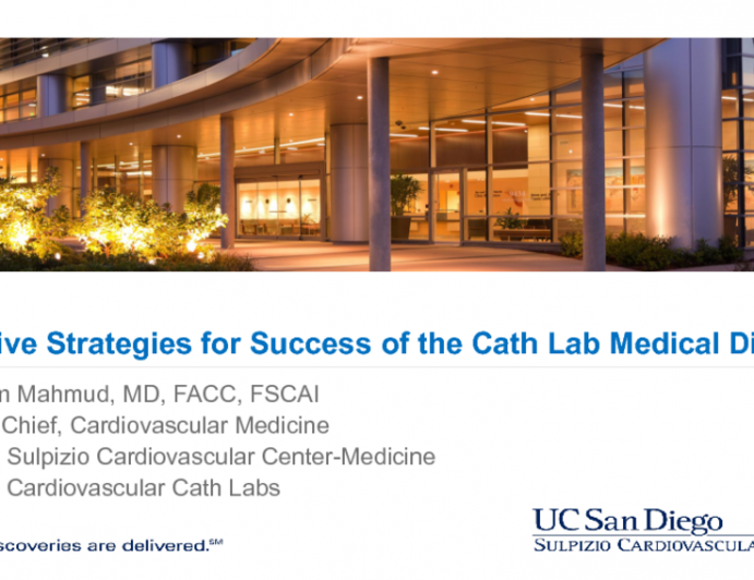 Effective Strategies for Success of the Medical Director