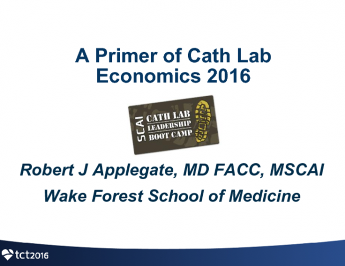 A Primer of Cath Lab Economics 2016