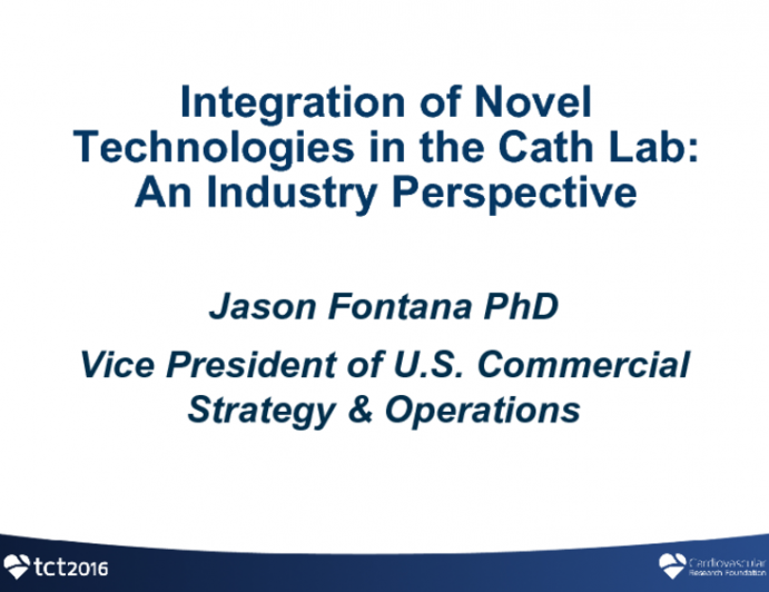 Integration of Novel Technologies in the Cath Lab: An Industry Perspective