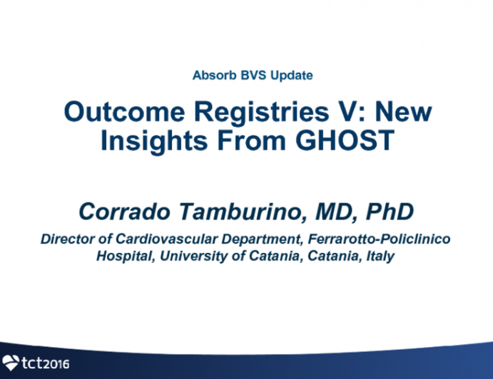 Outcome Registries V: New Insights From GHOST