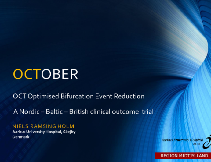 OCT-guided vs Angio-guided Left Main Treatment: Rationale and Design of the OCTOBER Trial
