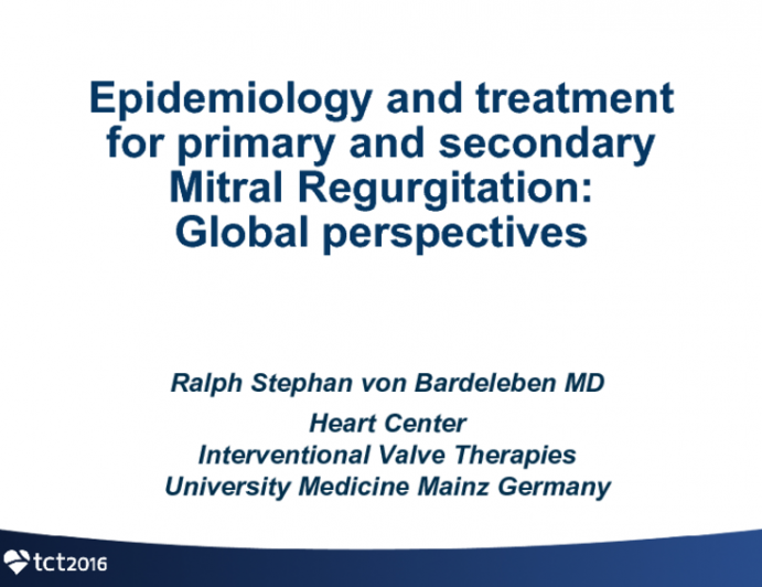 Epidemiology and Treatment of Primary and Secondary Mitral Regurgitation: Global Perspectives