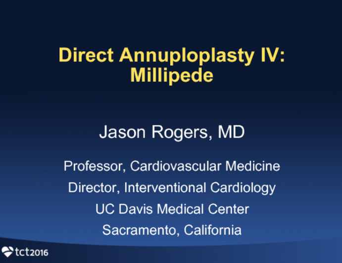 Direct Annuloplasty IV: Millipede