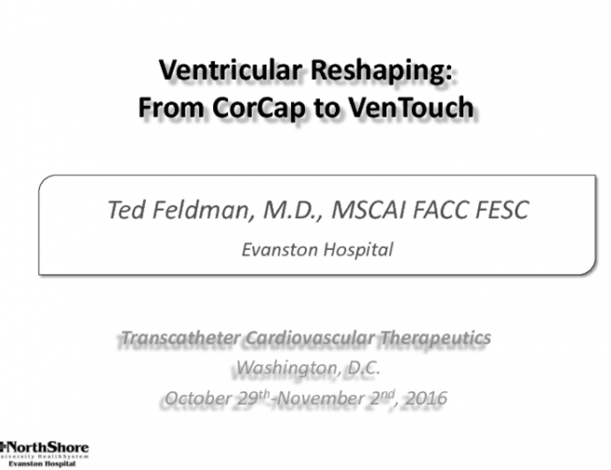 Ventricular Reshaping: From CorCap to VenTouch