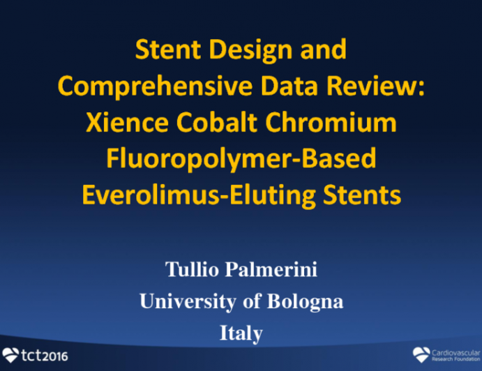 Stent Design and Comprehensive Data Review: Xience Cobalt Chromium Fluoropolymer-Based Everolimus-Eluting Stents