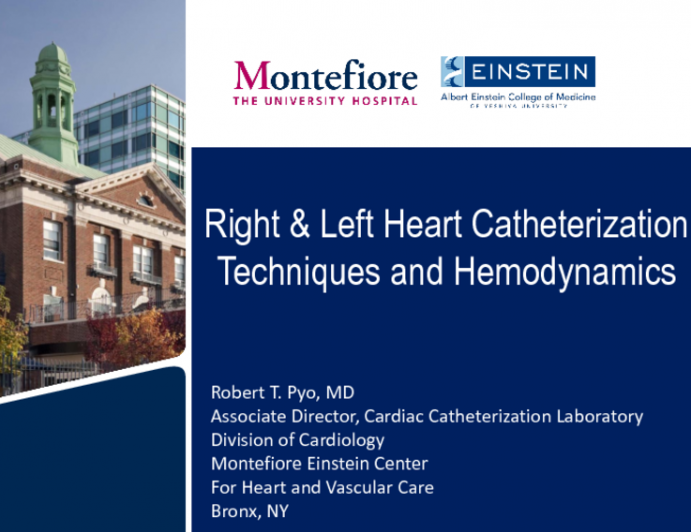 Right and Left Heart Catheterization: Technique and Hemodynamics