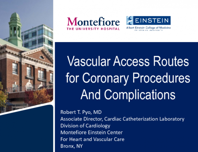 Vascular Access Routes and Complications