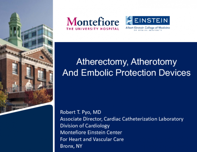 Atherotomy, Atherectomy, and Embolic Protection