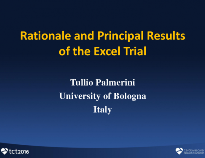 Rationale and Principal Results of the Excel Trial