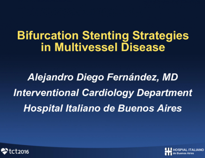 Case Presentation: Bifurcation Stenting Strategies in Multivessel Disease