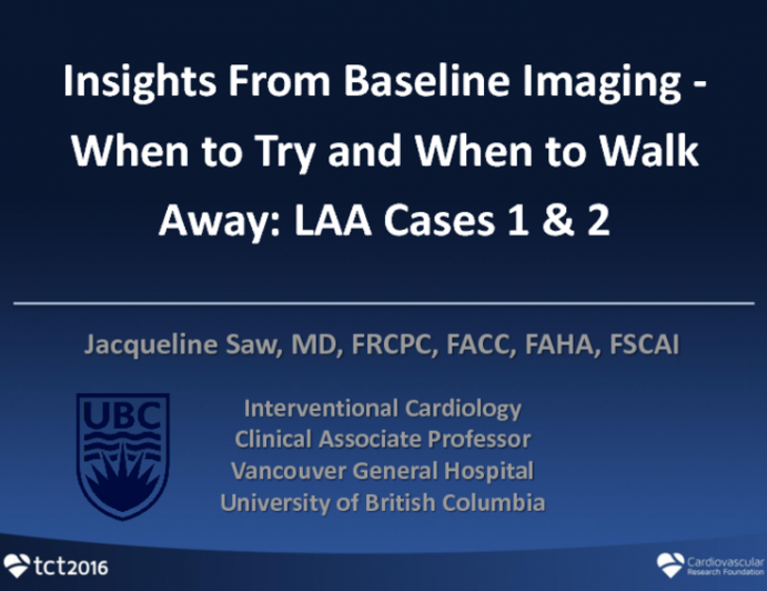 Cases #1 and #2: Insights From Baseline Imaging - When to Try and When to Walk Away