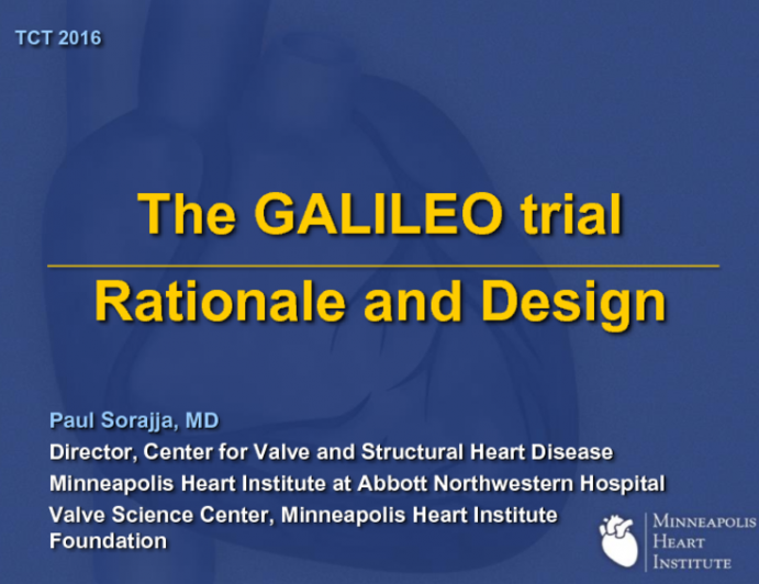 Rationale for and Design of GALILEO