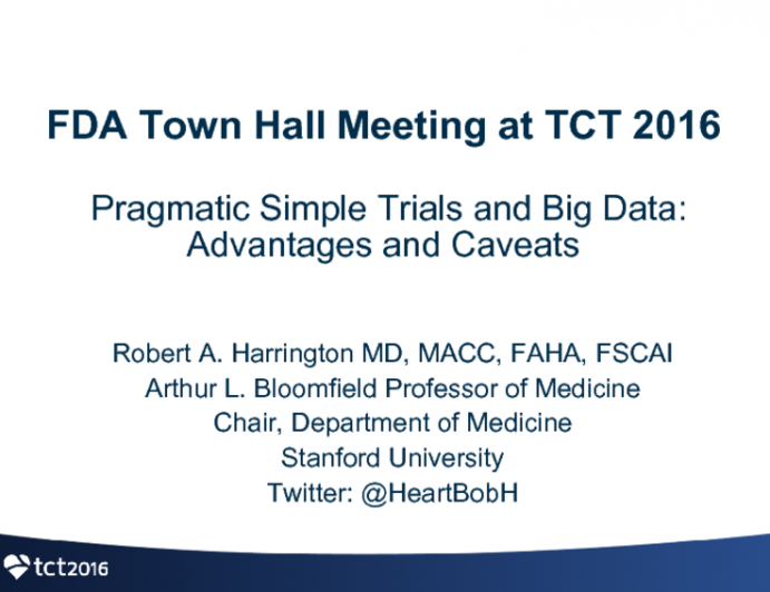 Pragmatic Simple Trials and Big Data: Advantages and Caveats