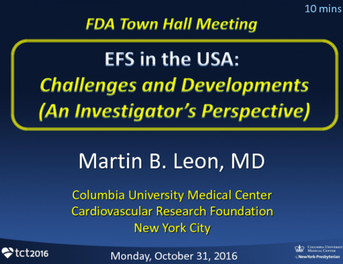 EFS in the USA: Challenges and Developments (An Investigator's Perspective)