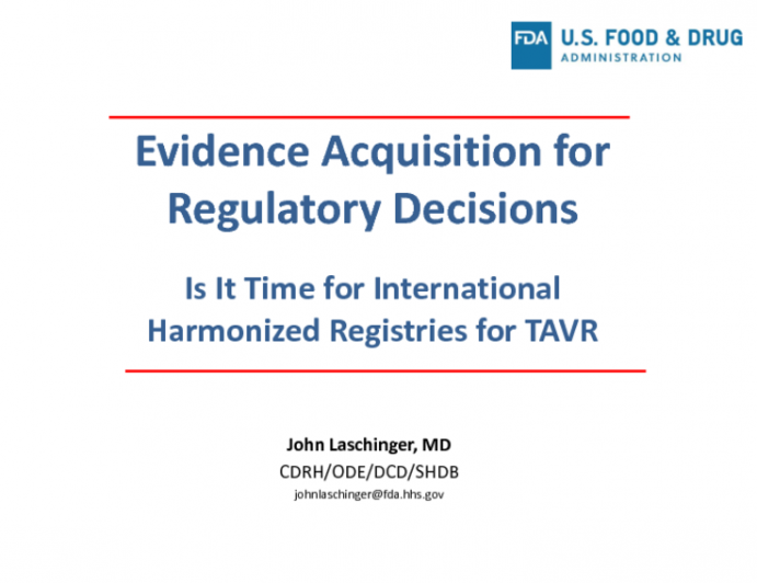 Aims and Goals of the International TAVR Registry