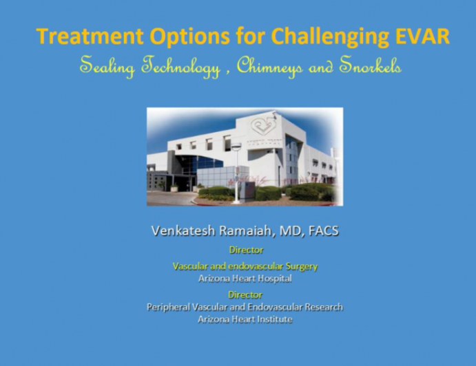 Complex Endograft Cases: Sealing Techniques, Chimneys, and Snorkels