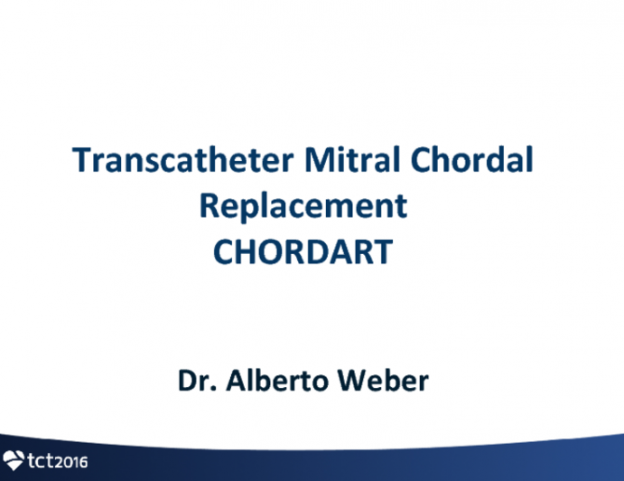 Transcatheter Mitral Chordal Replacement (ChordArt)