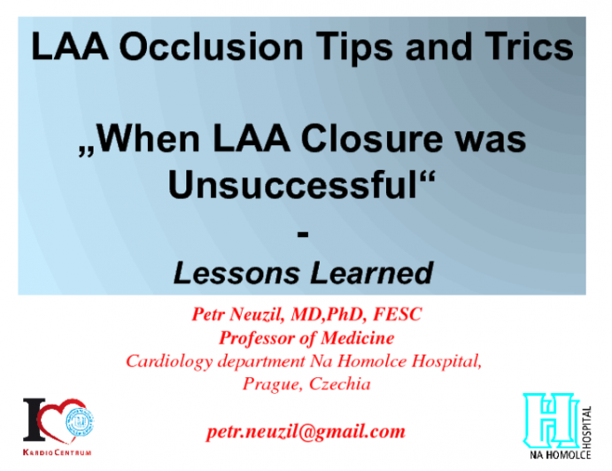 Cases #7 and #8: When LAA closure Was Unsuccessful - Lessons Learned