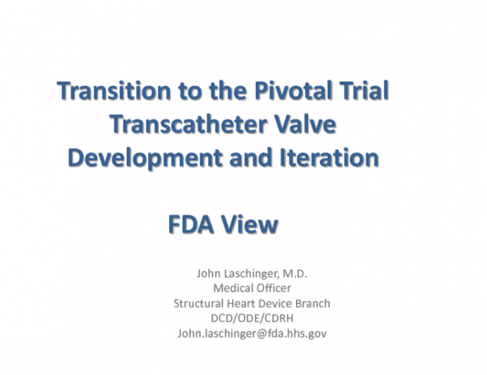 FDA Perspectives