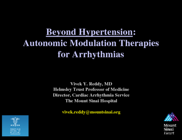 Beyond Hypertension: Autonomic Modulation Therapies for Arrhythmias