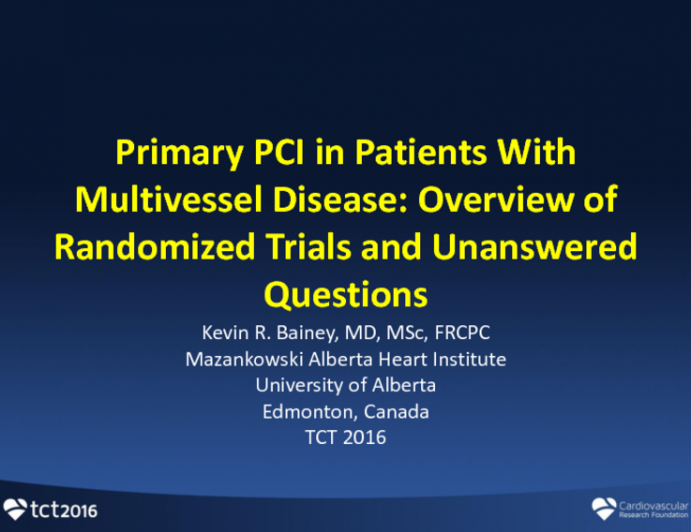 Primary PCI in Patients With Multivessel Disease: Overview of Randomized Trials and Unanswered Questions
