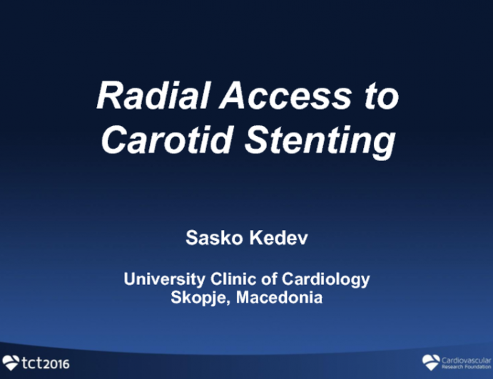 Radial Access to Carotid Stenting