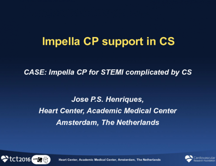 Treatment of Cardiogenic Shock With Impella or Tandem Heart