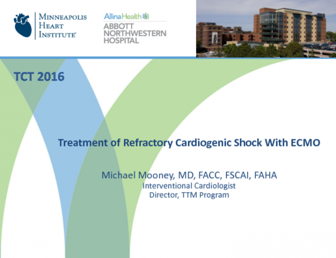 Treatment of Refractory Cardiogenic Shock With ECMO