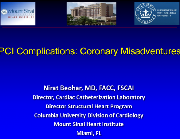 Complication Cases: Coronary Misadventures From A-Z