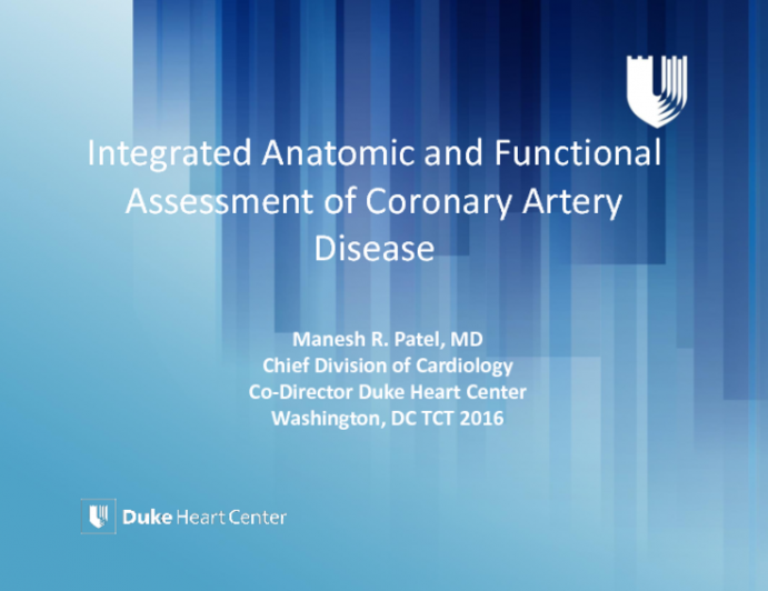 Integrated Anatomical and Functional Assessment of Coronary Artery Stenosis