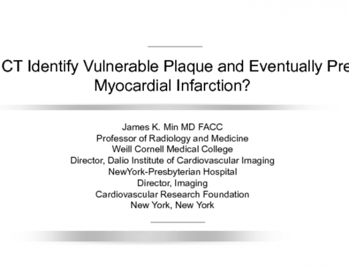 Can CT Identify Vulnerable Plaque and Eventually Predict Myocardial Infarction?