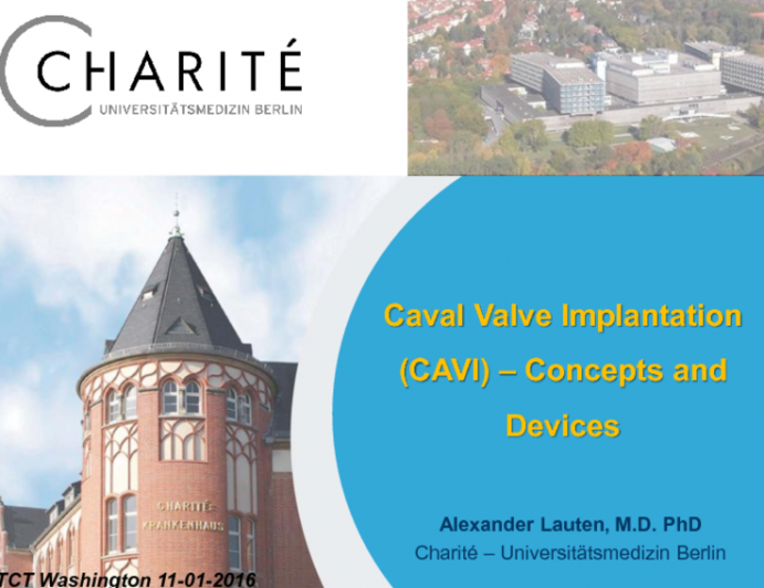 Transcatheter Tricuspid Valve Therapies 8: IVC/SVC Valved Stents - Results and a Case