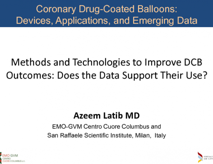 Methods and Technologies to Improve DCB Outcomes: Does the Data Support Their Use?