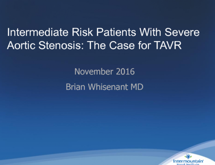 The Case for TAVR