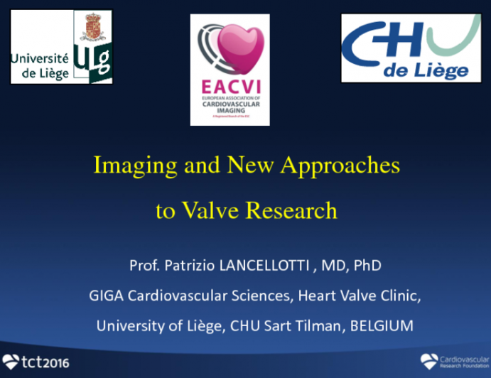 Imaging and New Approaches to Valve Research